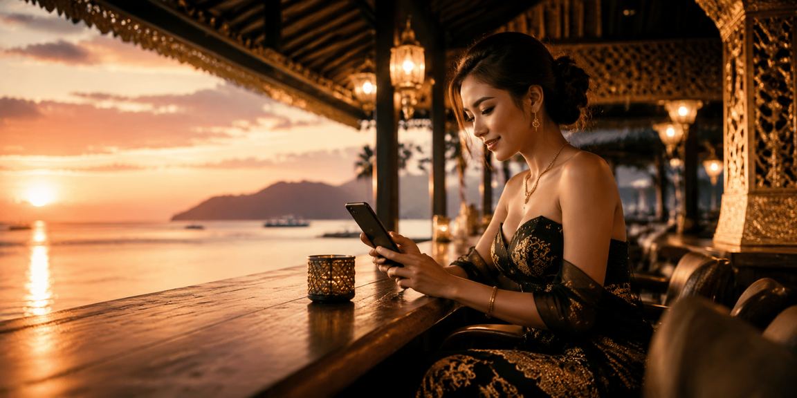 Kasino mudah alih di Kota Kinabalu dengan gaya Melayu tradisional